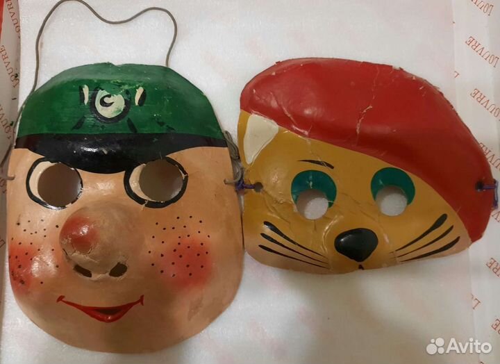 Новогодняя карнавальная маска СССР