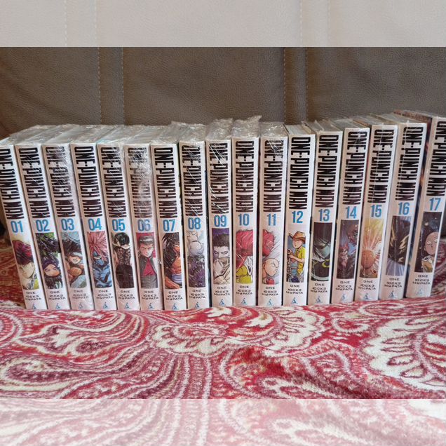 One punch man манга 1-17