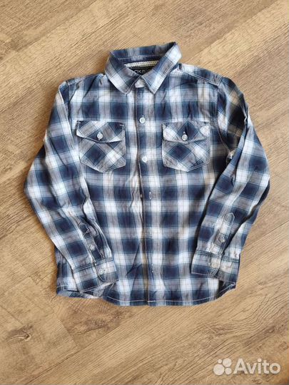 Пакет рубашек р.122-134 8штук