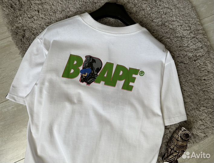 Футболки Bape белые