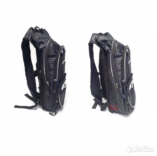 Мото рюкзак Alpinestars (mod:B-5, гидратор, белый)