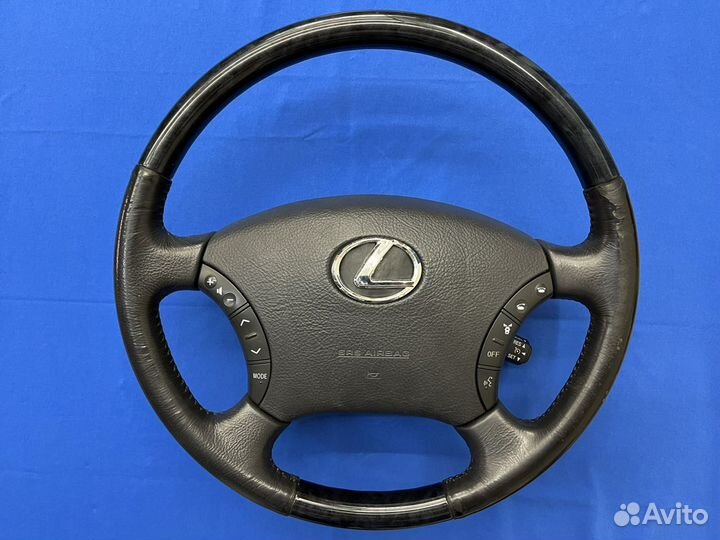 Оригинальный руль с косточкой под черное дерево