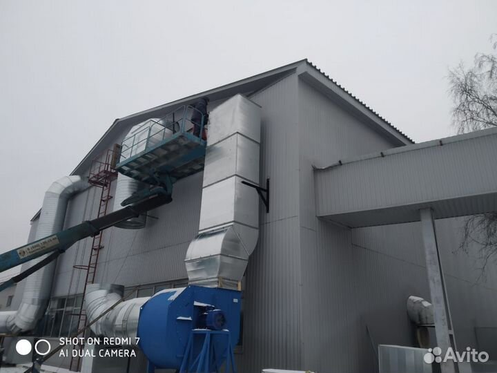 Монтаж вентиляции и системы кондиционирования