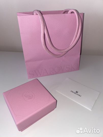 Пакет, коробка, конверт и сертифткат Swarovski