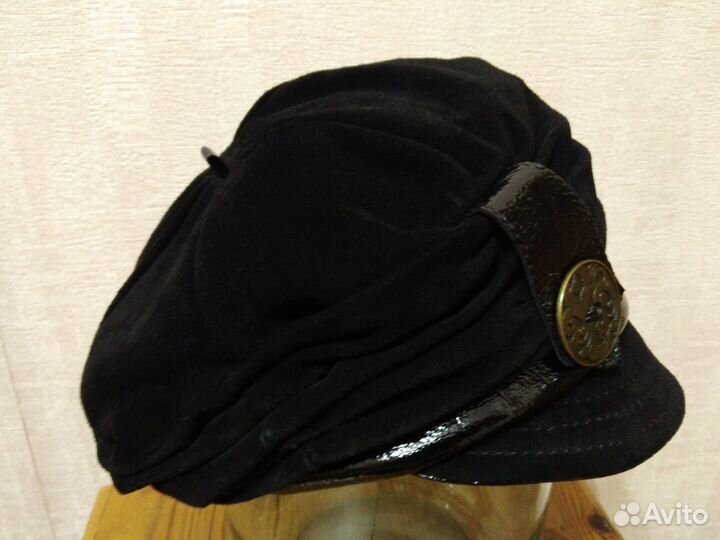 Кепка замшевая