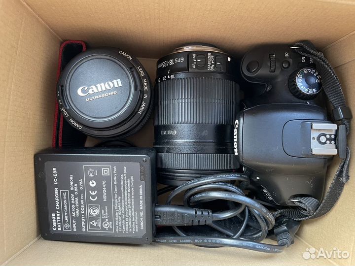 Зеркальный фотоаппарат canon 550д без объективов