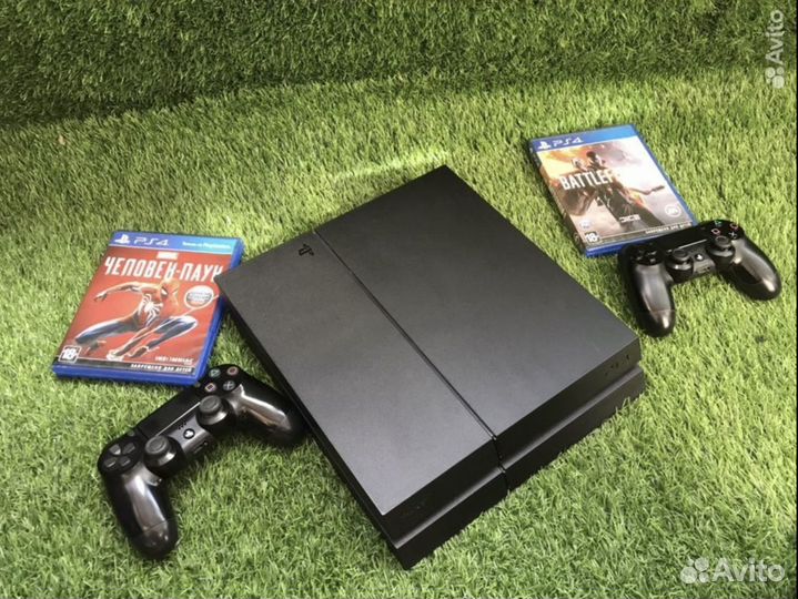 Sony playstation 4 1b+ много игр