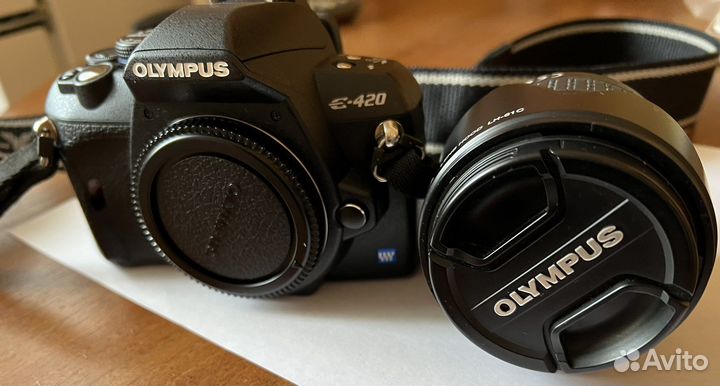 Зеркальный фотоаппарат olympus e-420 kit