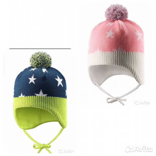Новые шапки Lassie 42-44 на мальчика,46-48 на дев