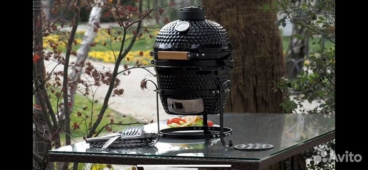 Керамический гриль новый