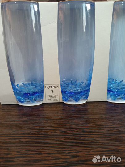 Стаканы цветное стекло