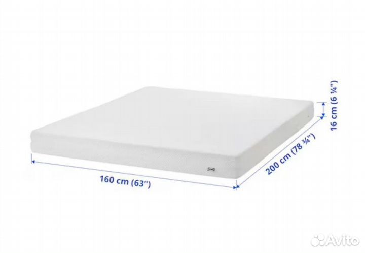 Новый матрас IKEA 160/200