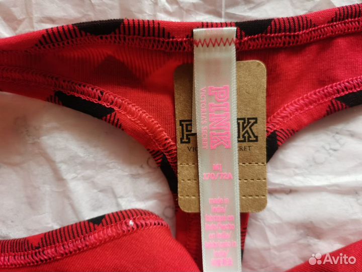 Victoria secret трусы pink