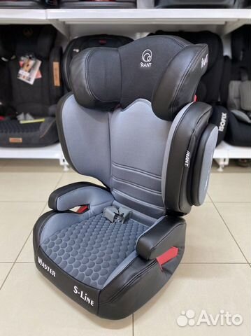 Автокресло Rant Master Isofix 15-36кг серое