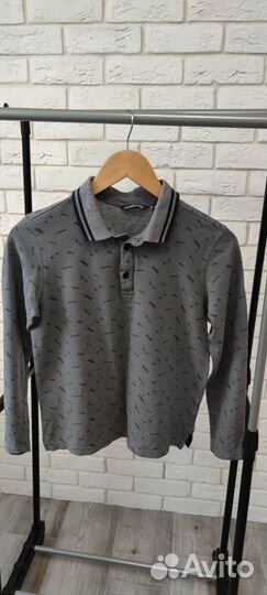 Рубашка школьная с длинным рукавом, р. 46