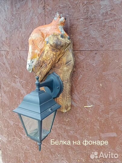 Декор для сада Белка Сова уличный фонарь настенный