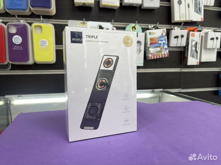 Карманная беспроводная зарядка Wiwu