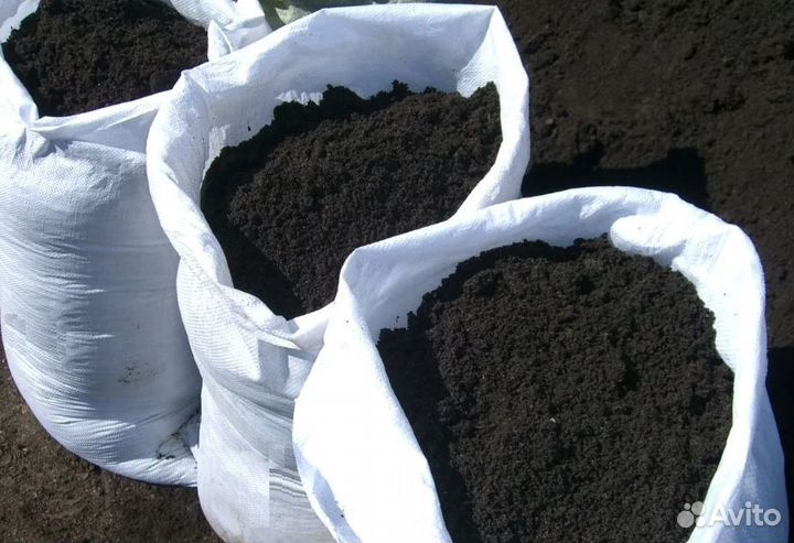 Чернозем в мешках и валом с доставкой