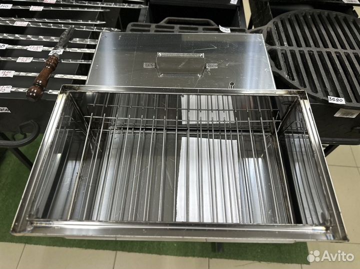 Коптилка горячего копчения 4 кг