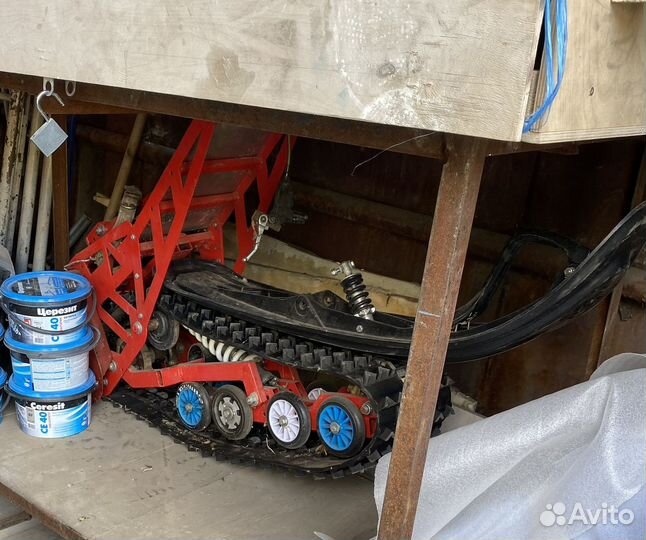 Гусеница и лыжня для питбайка
