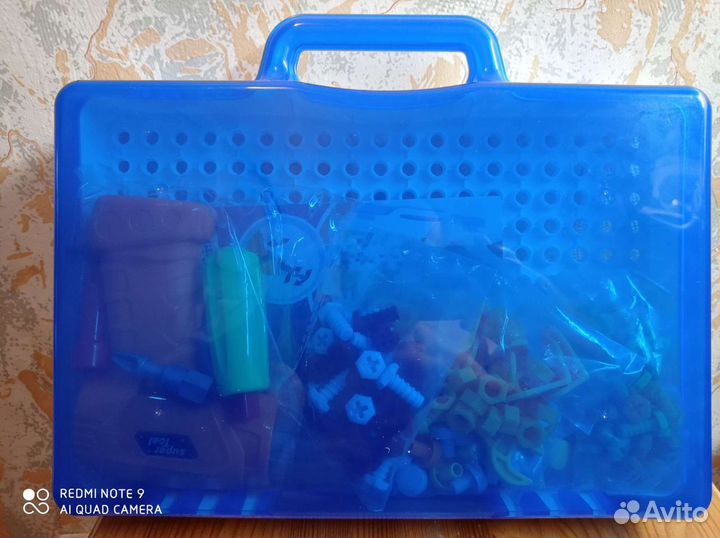 Шуруповерт детский 198 деталей