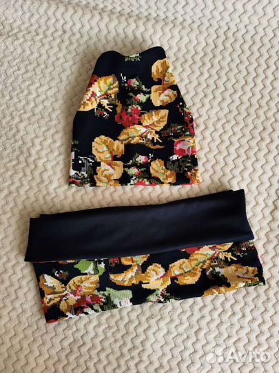 Комплект шапка и снуд