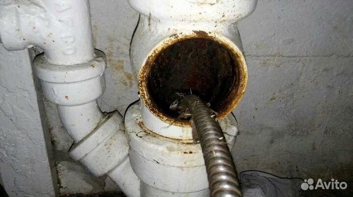 Прочистка канализации и устранение засоров