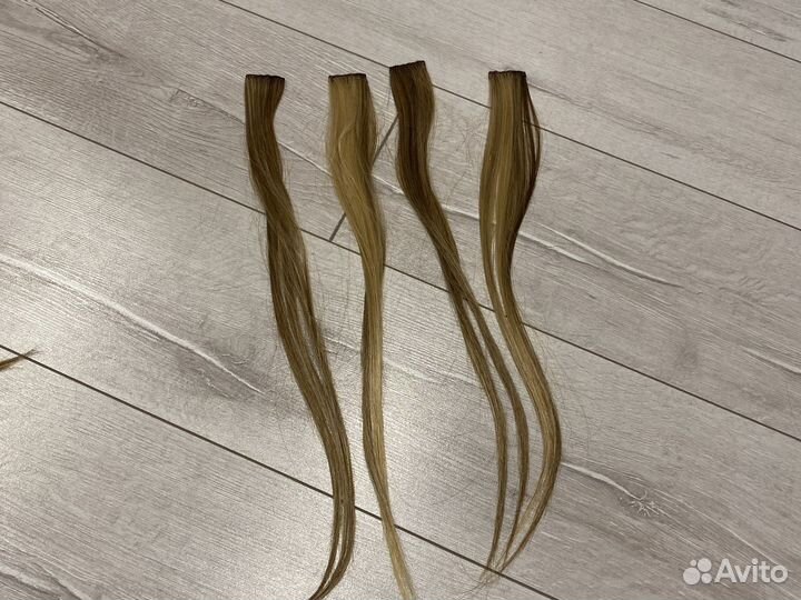 Волосы на заколках искусственные