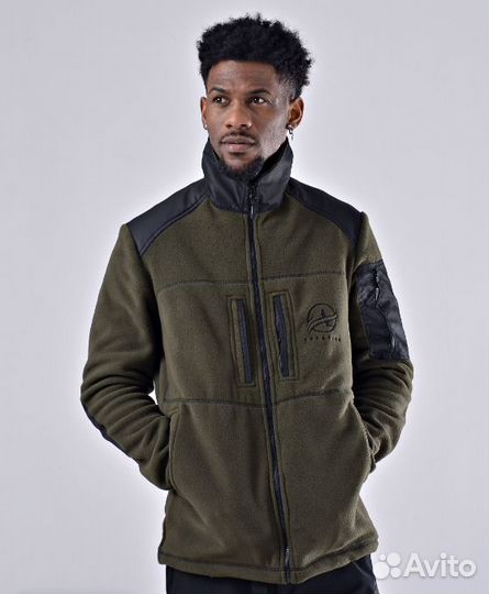 Azimuth Жакет флисовый мужской 22007-4, khaki