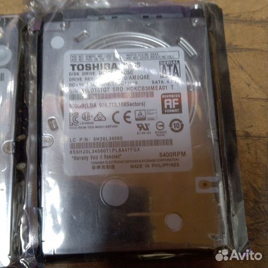 Жесткий диск для ноутбука 500 гб