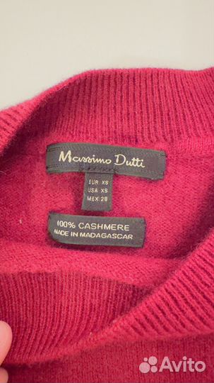 Кашемировый свитер massimo dutti XS