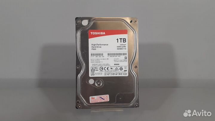 Жесткий Диск toshiba hdwd110 1 TB MS2OA8J0