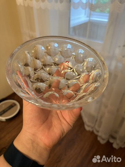 Вазы салатники хрустальные