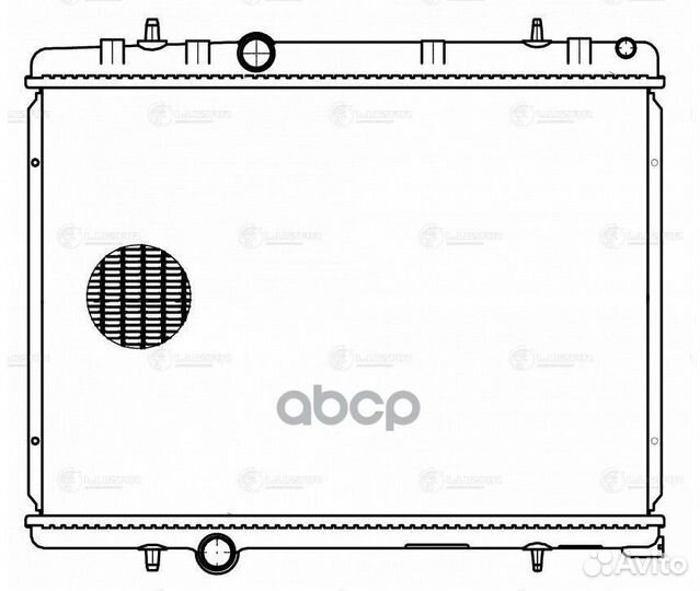 Радиатор охл. для а/м Peugeot 308 (07) /407/Cit