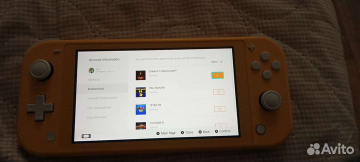 Nintendo switch lite