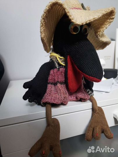 Дизайнерская ворона (ручная работа)