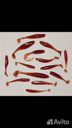 Силиконовые приманки ручной работы