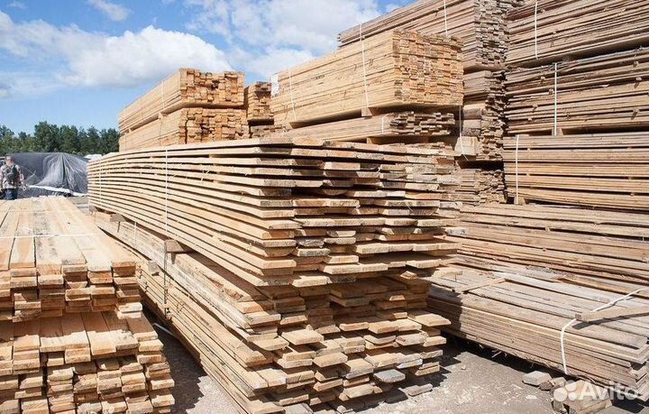 Доска обрезная 50x150x6000