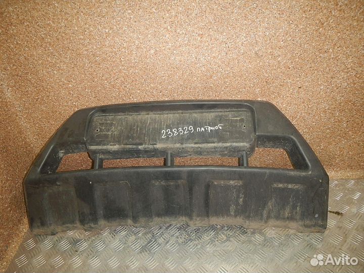 Накладка перед бампера Патриот под номер с 2016 г