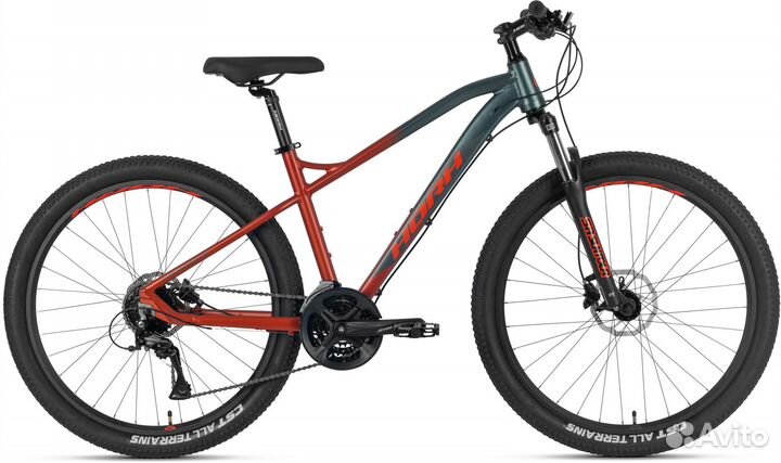 Велосипед horh rocket RHD-7.2 27,5 (2023) Grey-Ora