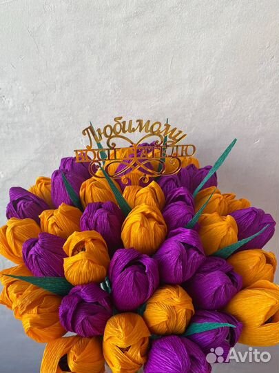 Сладкие букеты из конфет