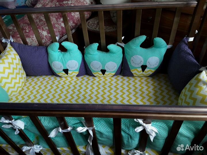 Бортики в кроватку 