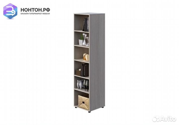 Стеллаж Мийа-3А ясень шимо светлый