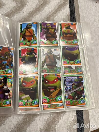 Коллекционные карточки черепашки ниндзя