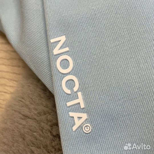 Зип худи Nocta Nike tech голубого цвета