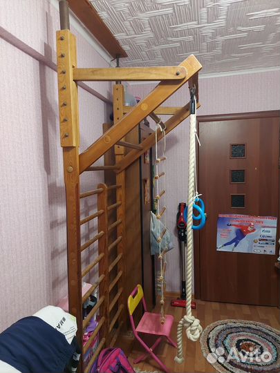 Детская шведская стенка деревянная