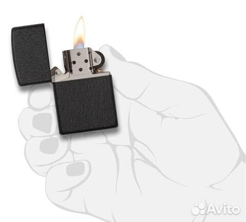 Зажигалка Zippo Black Crackle 236