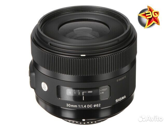 Объектив Sigma AF 30mm f/1.4 DC HSM Art Nikon F