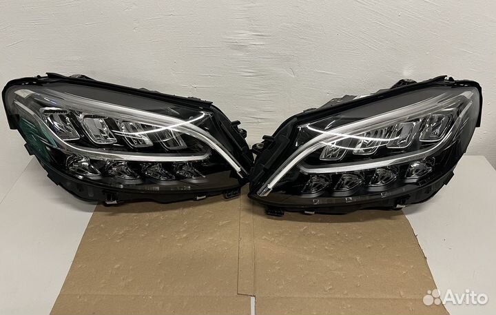 Фары Mercedes W205 LED рестайлинг156