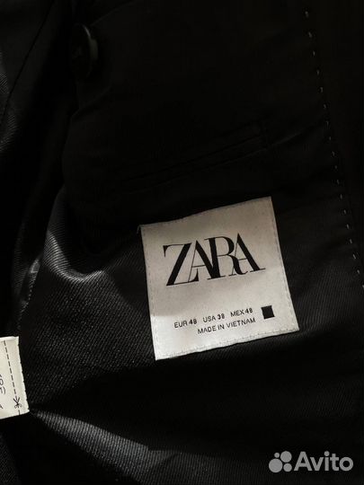 Бархатный пиджак Zara